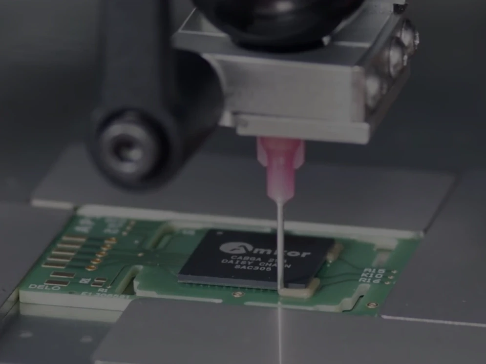 SCITEO UV-curing chip packaging adhesive for chip module PCB bonding, sealing and fixation