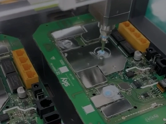 SCITEO high-thermal-conductivity gel for communication module filling and thermal conductance