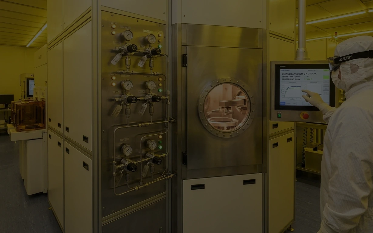 SCITEO high-temp epoxy for semiconductor PVD vacuum deposition