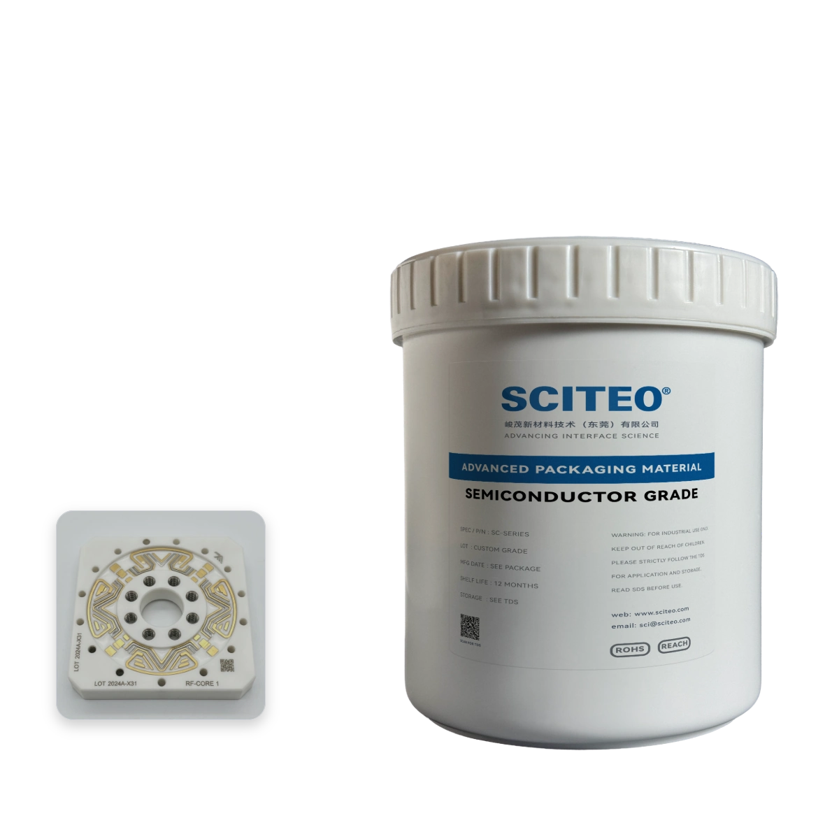 SC6002峻茂耐高温280度灌封胶 导热低CTE膨胀绝缘密封高粘接力双组份AB环氧树脂胶