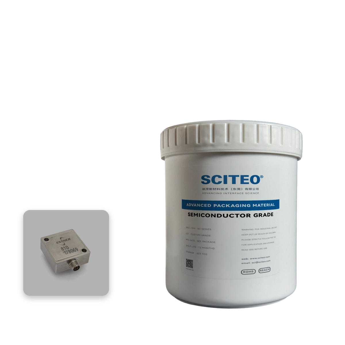 SC610 Extreme-Temp 500°C+ Adhesive — Low-CTE, Insulating, 1000°C Peak Rigid Bonding & Sealing