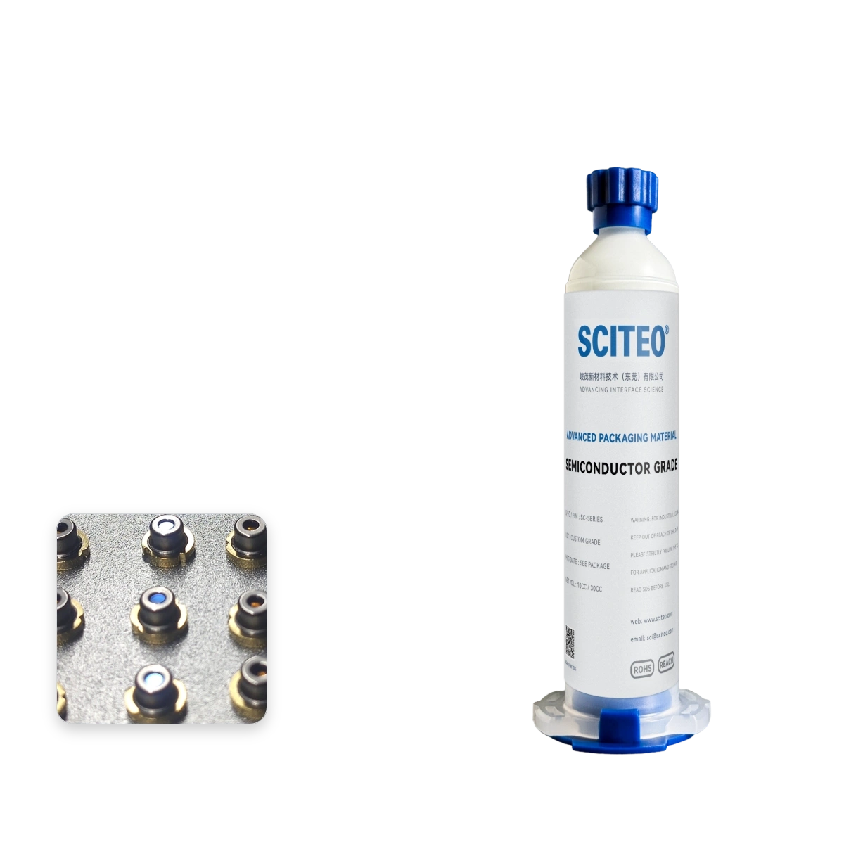 SC6300 High-Temp 300°C Single-Component Epoxy — Insulating, Thermal-Cure, High-Strength Bonding