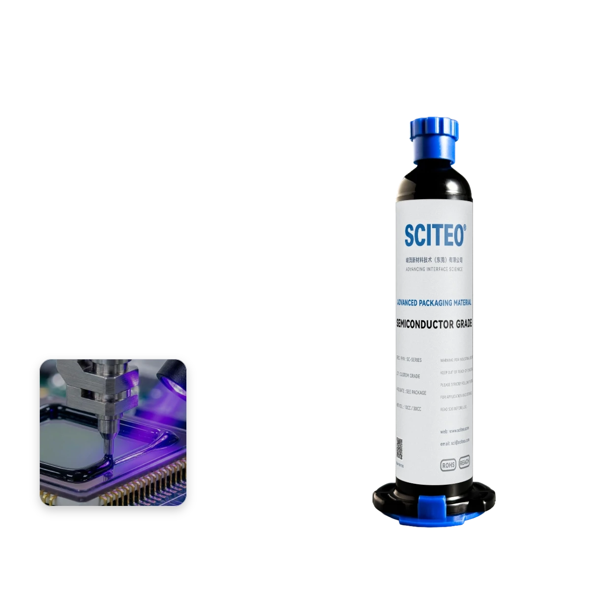 SC6390 UV+Thermal Dual-Cure Adhesive — Light/Heat Cure, Anti-Humidity Aging, Bonding, Sealing, Insulating